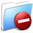 Aqua Smooth Folder Private Icon